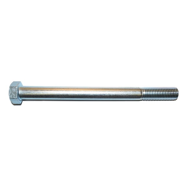 Midwest Fastener Grade 5, 1"-8 Hex Head Cap Screw, Zinc Plated Steel, 12 in L, 5 PK 54419 - main